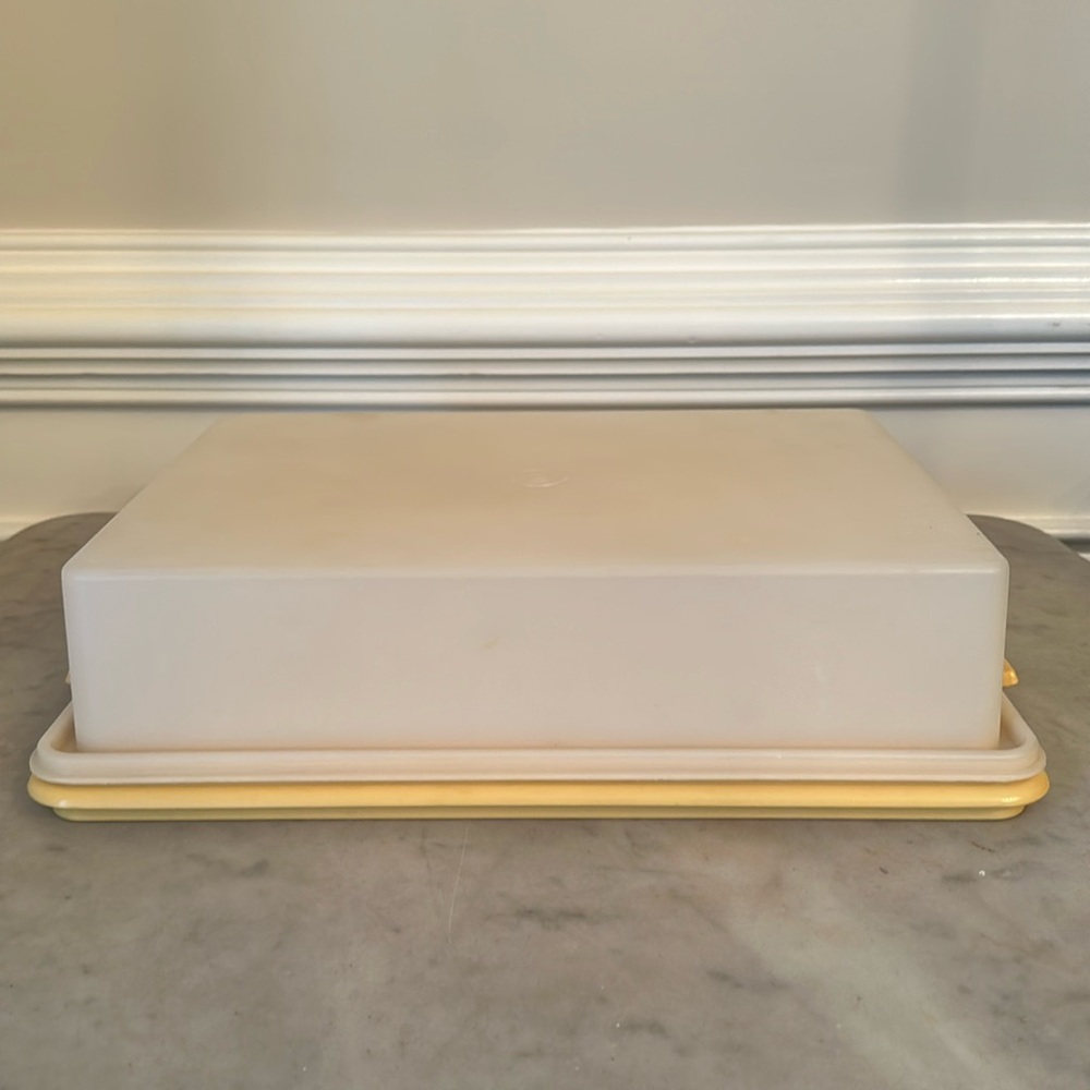 Vintage Tupperware cake taker